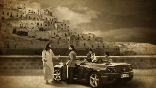 Christ And Rich Young Man With Hot Car